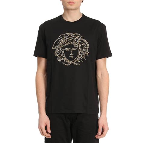 t shirt versace uomo con borchie|T.